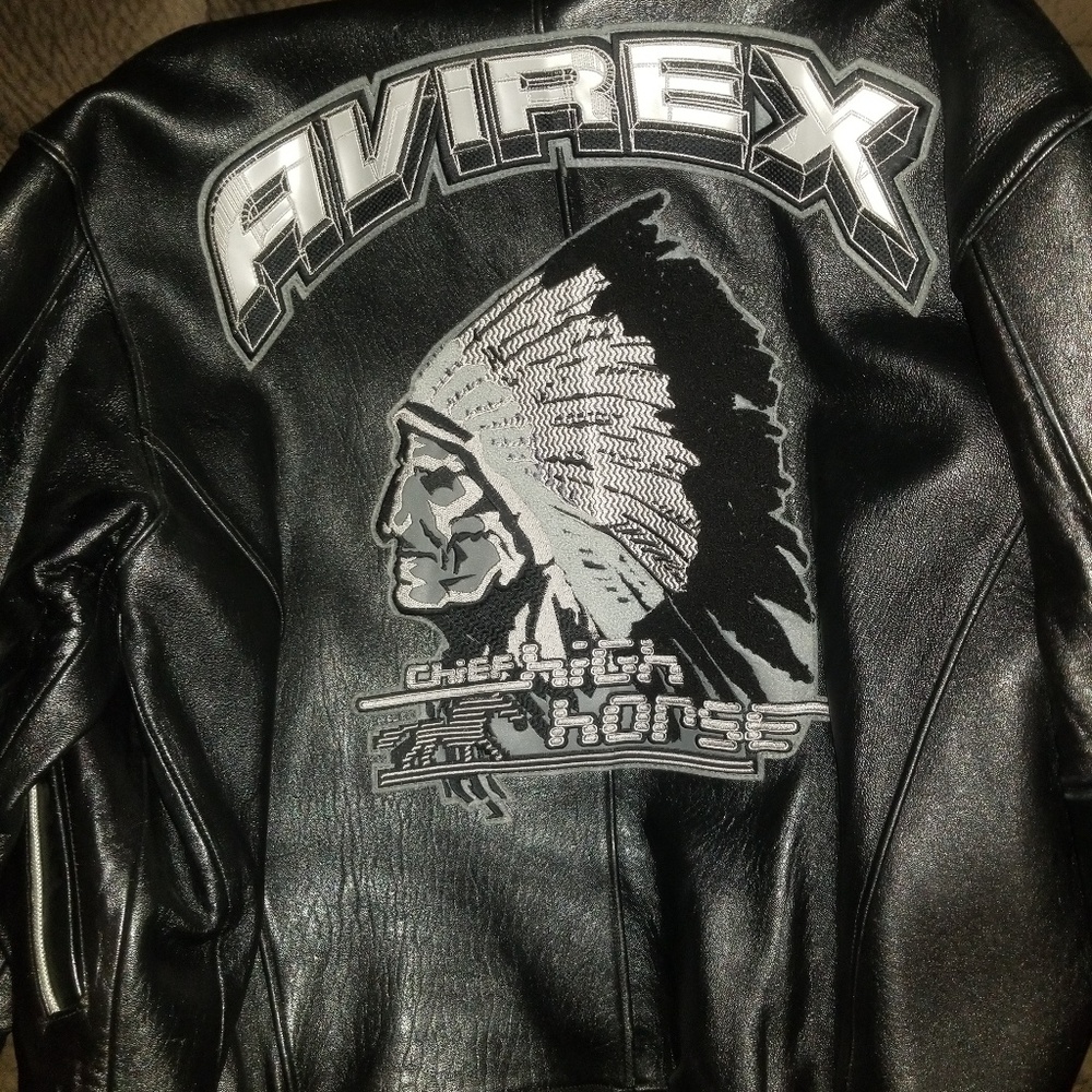Vintage Avirex xxxl Leather varsity 💯